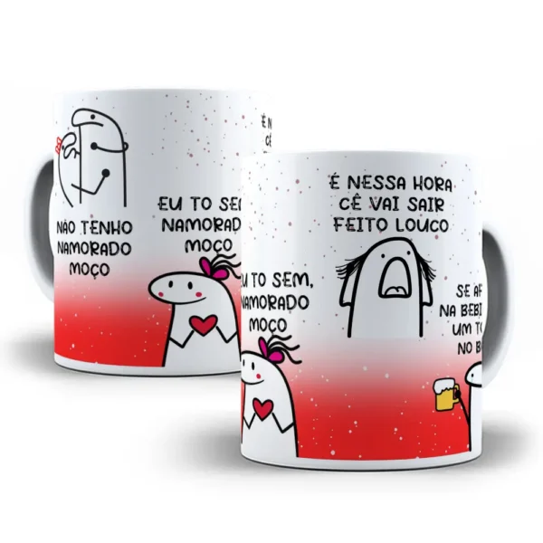 Kit Digital para Sublimação de Canecas - Tema Namoro