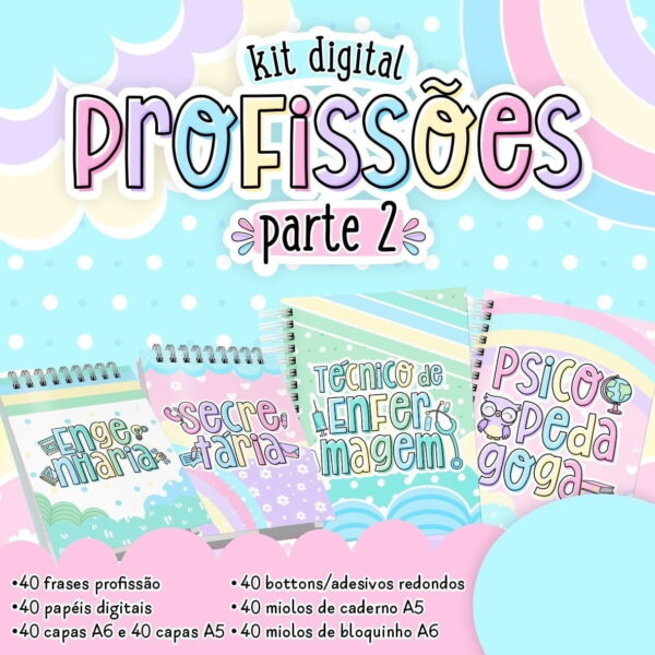 Kit Digital Profissões 2 Biologia Zootecnia Logística Cantor