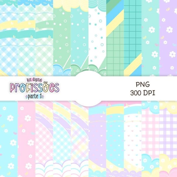 Kit Digital Profissões Confeitaria Medicina Cabeleleira