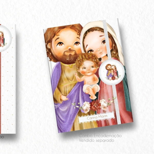 Kit Digital Sagrada Família Jesus Maria José Ilustrações Png