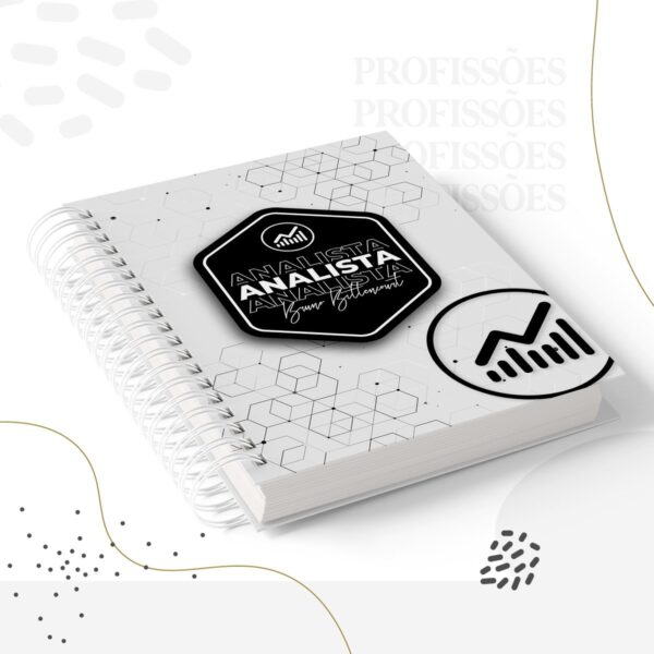 kit encadernacao analista masculino arquivo digital cadernos universitarios