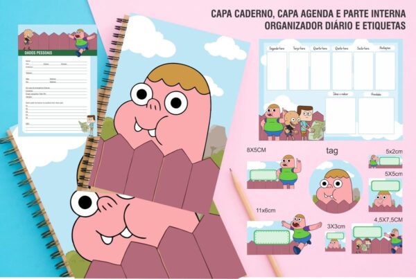 kit encadernacao clarencio o otimista arquivo digital papel e scrapbook