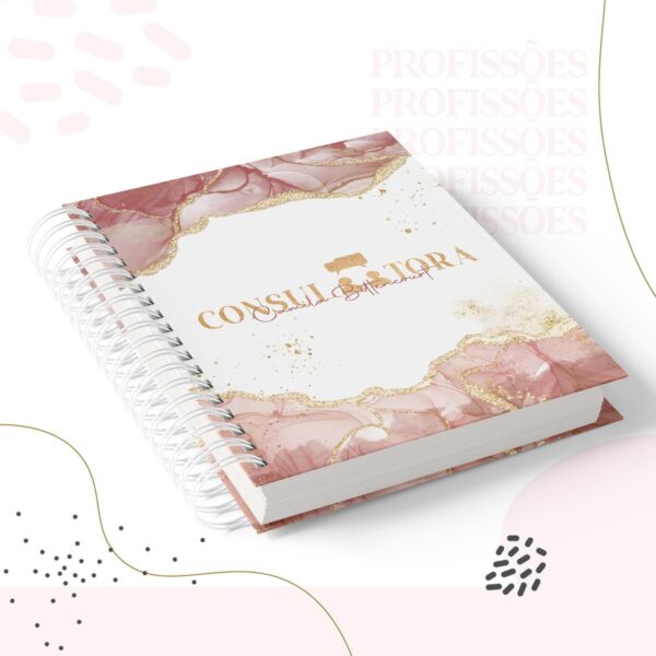 kit encadernacao consultora feminino arquivo digital papel e cia
