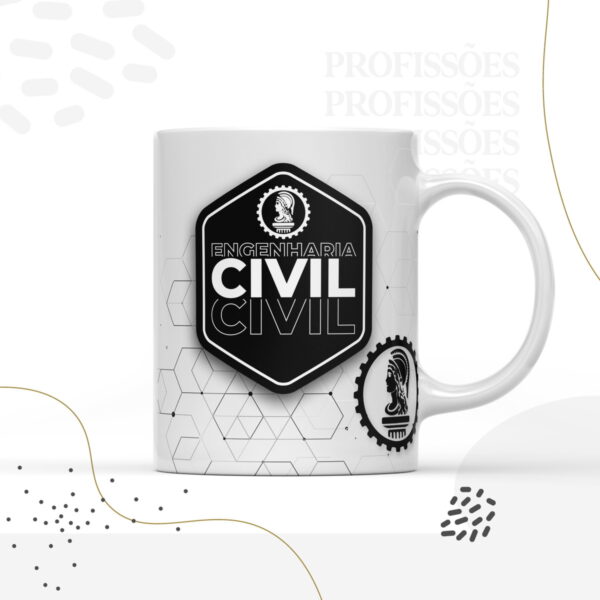 Kit Encadernação Engenharia Civil Masculino -Arquivo Digital - Imagem 3
