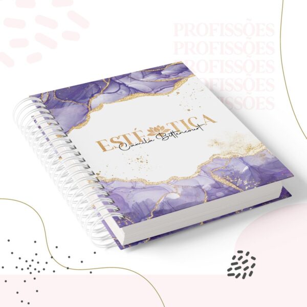 kit encadernacao estetica feminino arquivo digital kit encadernacao estetica feminino arquivo digita