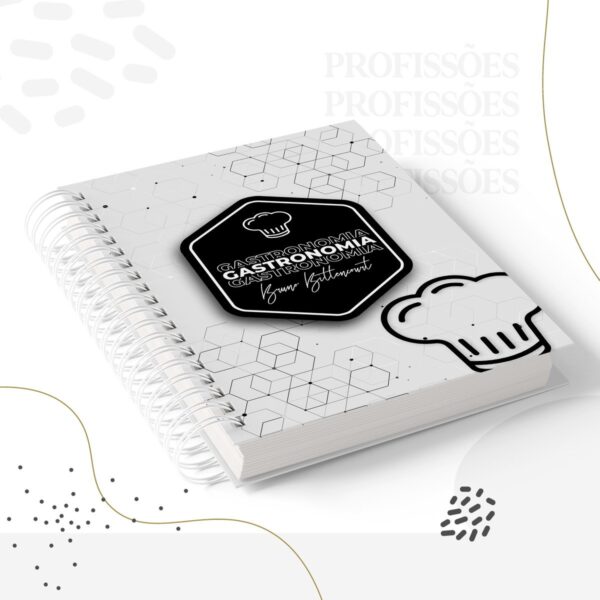 kit encadernacao gastronomia masculino arquivo digital kit encadernacao gastronomia masculino arquiv 1
