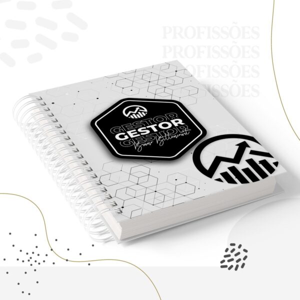 kit encadernacao gestor masculino arquivo digital papel e scrapbook 1