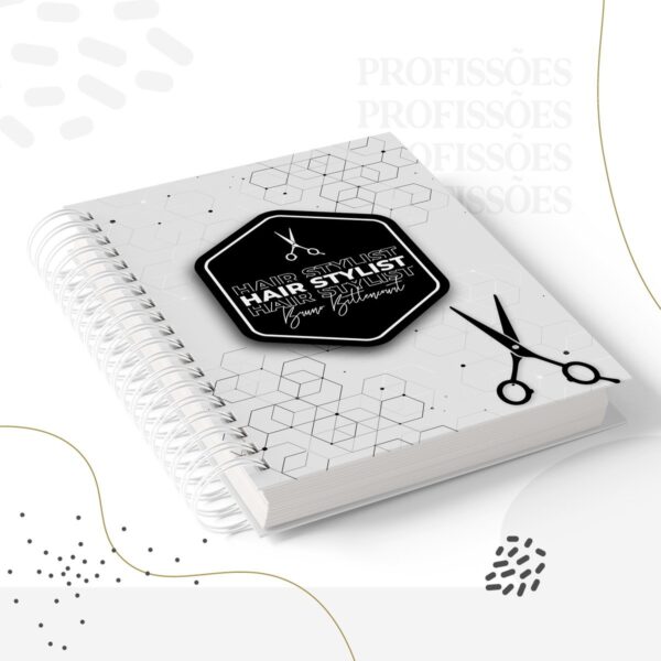 kit encadernacao hair stylist masculino arquivo digital kit encadernacao 1