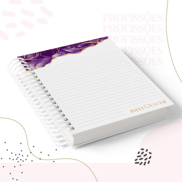 Kit Encadernação Influencer Feminino - Arquivo Digital - Imagem 2