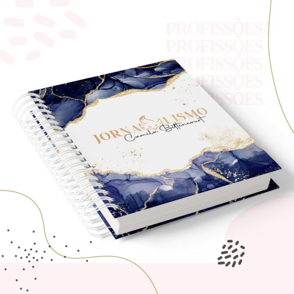 kit encadernacao jornalismo feminino arquivo digital agendas