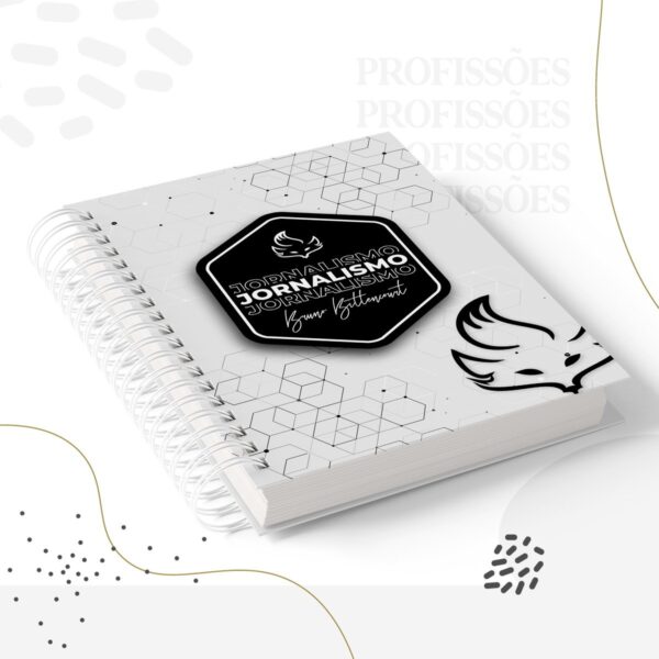 kit encadernacao jornalismo masculino arquivo digital planners 1