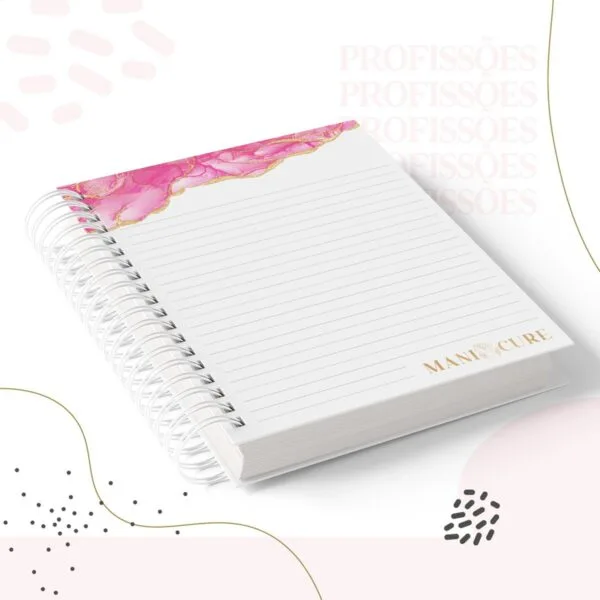 Kit Encadernação Manicure Feminino - Arquivo Digital