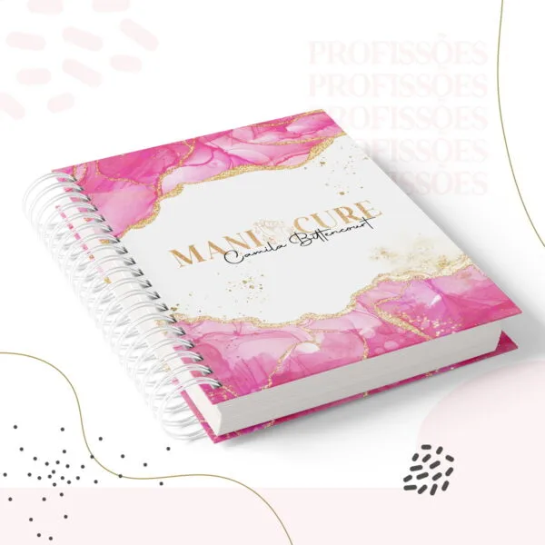 Kit Encadernação Manicure Feminino - Arquivo Digital