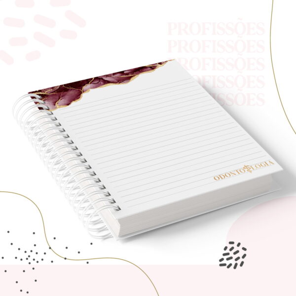 Kit Encadernação Odontologia Feminino - Arquivo Digital - Imagem 2