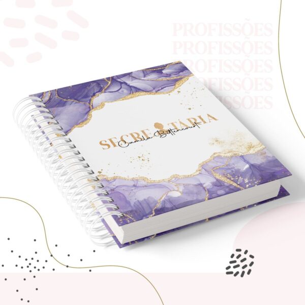 kit encadernacao secretaria feminino arquivo digital planners