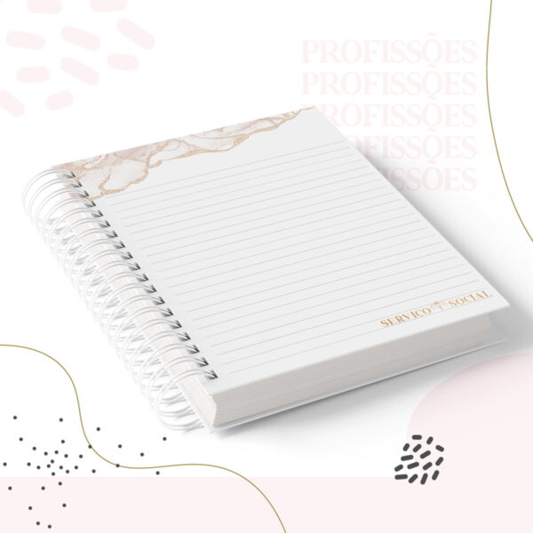 Kit Encadernação Serviço Social Feminino - Arquivo Digital - Imagem 2