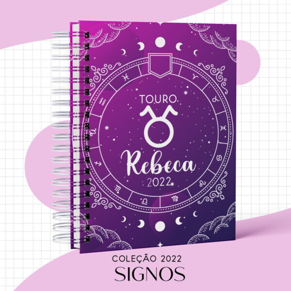 kit encadernacao signos arquivo digital papelaria personalizada
