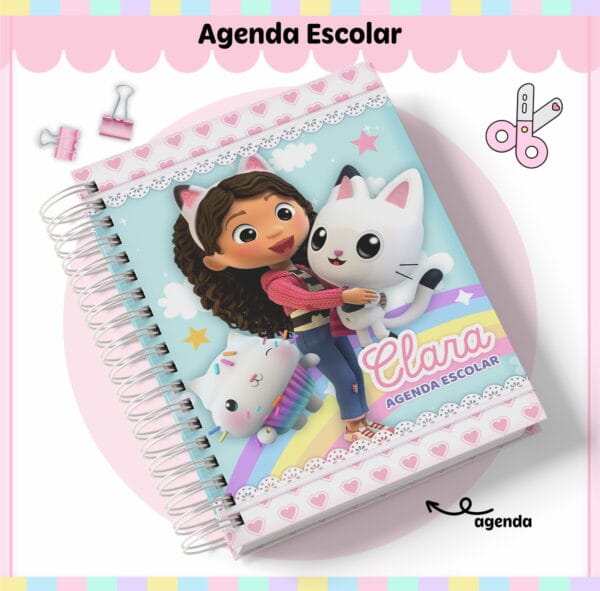 Kit Escolar a Casa Mágica Gabby - Arquivo Digital