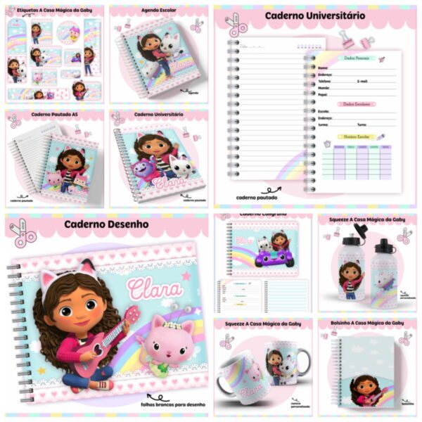 kit escolar a casa magica gabby arquivo digital kit escolar a casa magica gabby