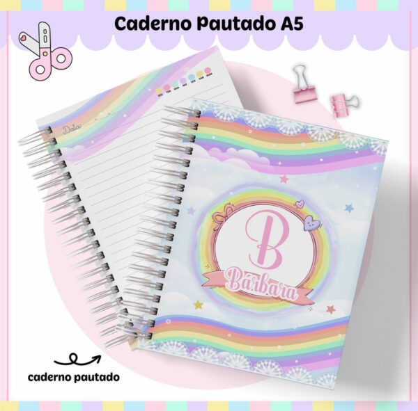 Kit Escolar Arco Íris - Arquivo Digital - Imagem 2
