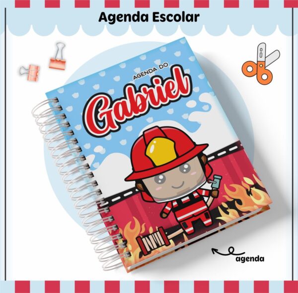 Kit Escolar Bombeiro - Arquivo Digital - Imagem 2