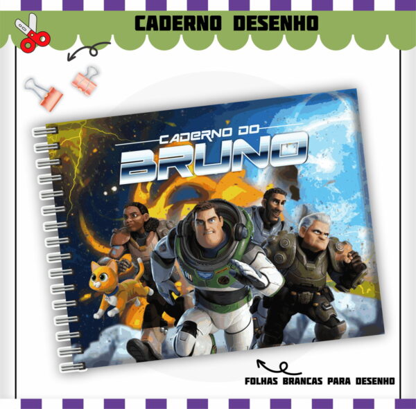Kit Escolar Buzz Lightyear - Arquivo Digital - Imagem 4