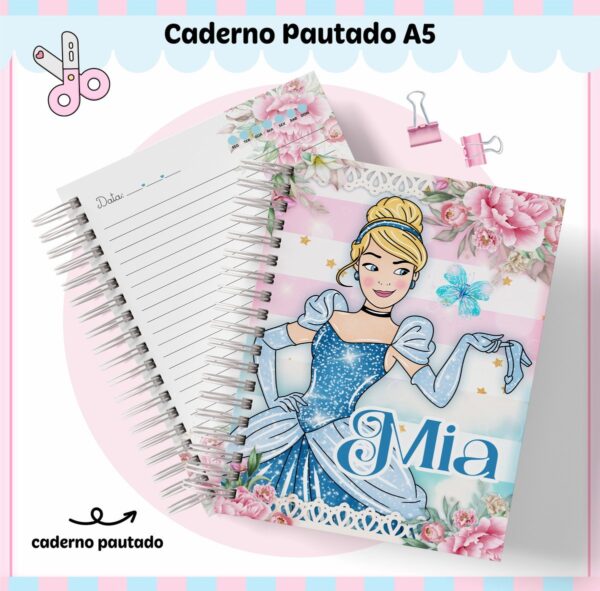 Kit Escolar Cinderela - Arquivo Digital - Imagem 3