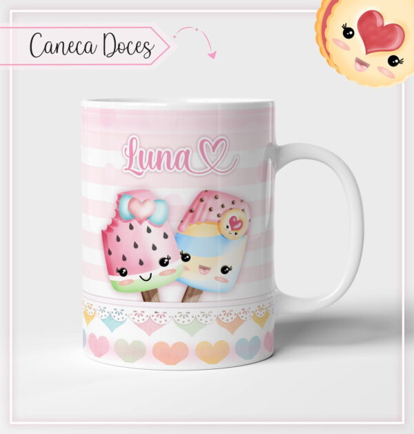 KIT ESCOLAR DOCINHOS CUTE - ARQUIVO DIGITAL - Imagem 3