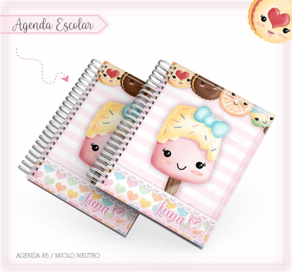 KIT ESCOLAR DOCINHOS CUTE - ARQUIVO DIGITAL - Imagem 5