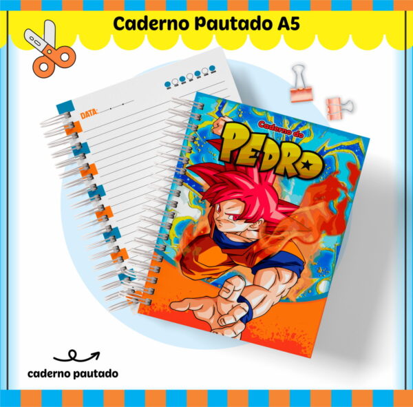 Kit Escolar Dragonball - Arquivo Digital - Imagem 3
