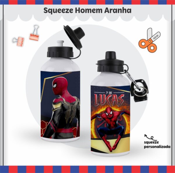 Kit Escolar Homem Aranha - Arquivo Digital - Imagem 4