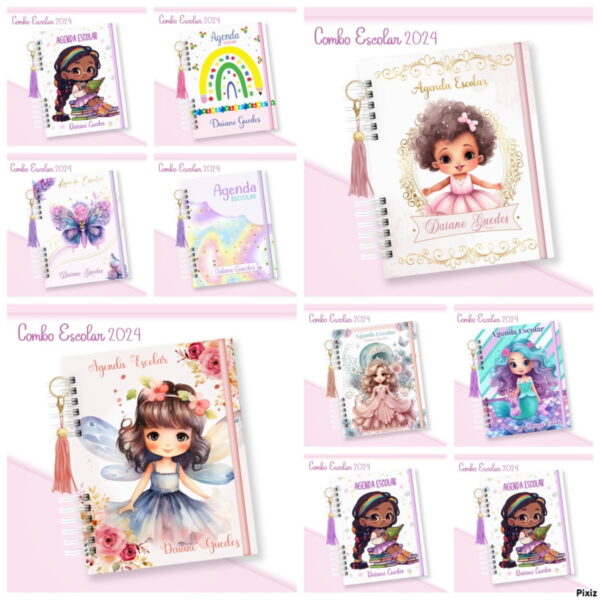 Kit Escolar Meninas e Meninos - Arquivo Digital - Imagem 2