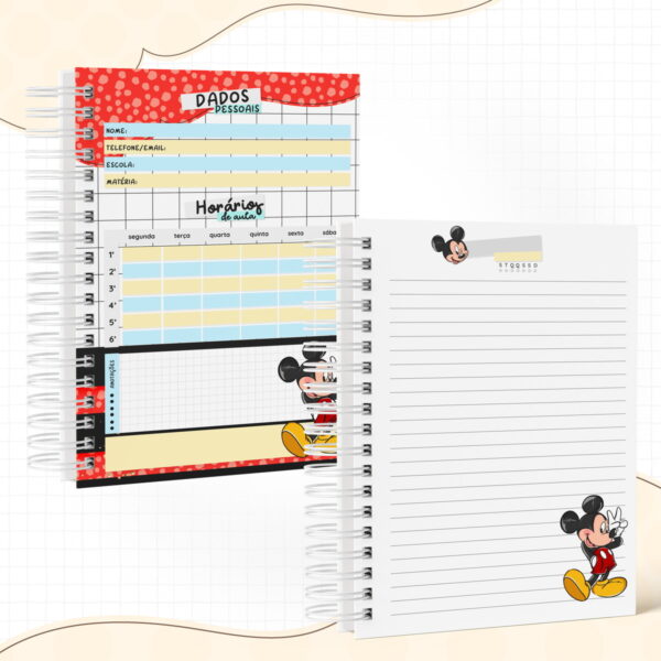 KIT ESCOLAR MICKEY - ARQUIVO DIGITAL - Imagem 3
