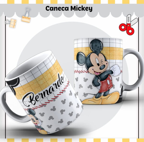 Kit Escolar Mickey Lindo - Arquivo Digital - Imagem 4