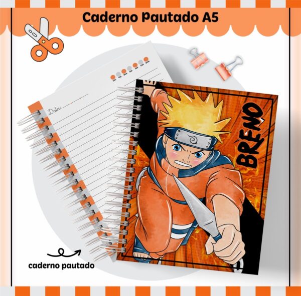 Kit Escolar Naruto - Arquivo Digital - Imagem 3