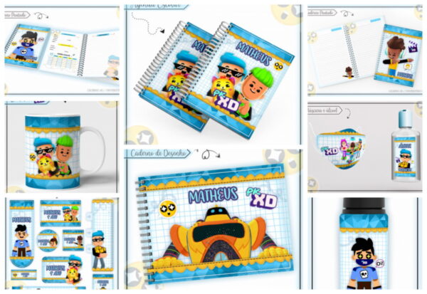 KIT ESCOLAR PKXD MENINO - ARQUIVO DIGITAL