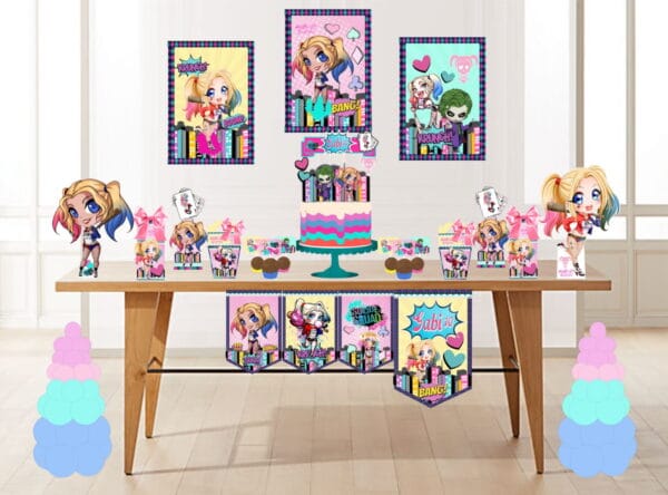 kit festa alerquina arquivo digital decoracao aniversario infantil