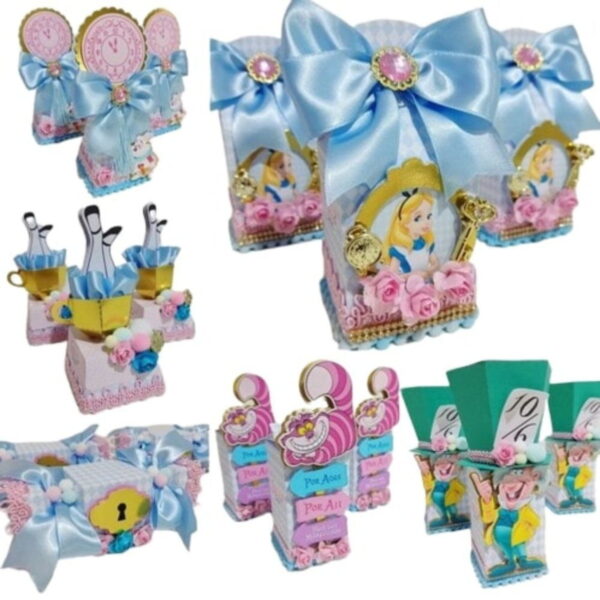 kit festa alice studio kit festa alice aquarelada