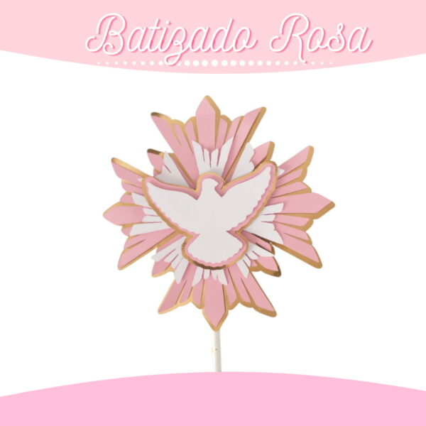 kit festa batizado rosa arquivo digital papelaria personalizada