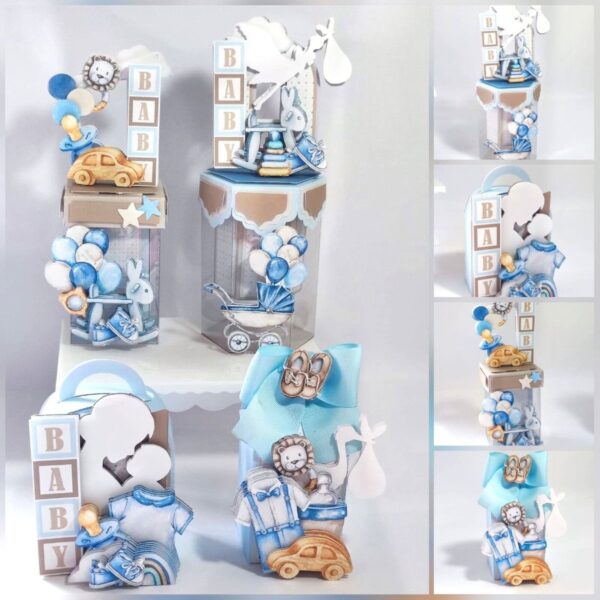 kit festa cha de bebe menino luxo studio e pdf festas e comemoracoes 1