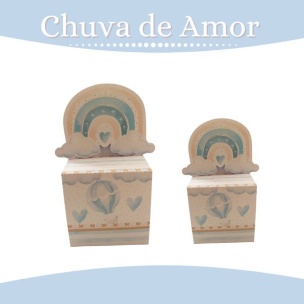 Kit Festa Chuva De Amor Menino - Arquivo Digital - Imagem 4