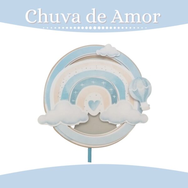 Kit Festa Chuva De Amor Menino - Arquivo Digital - Imagem 3