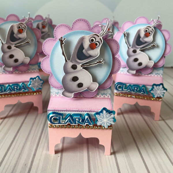 Kit Festa Frozen Rosa E Azul - Arquivo Digital