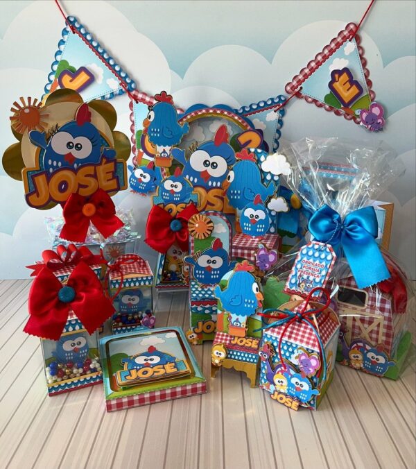 kit festa galinha pintadinha mini luxo studio e pdf montagem 1