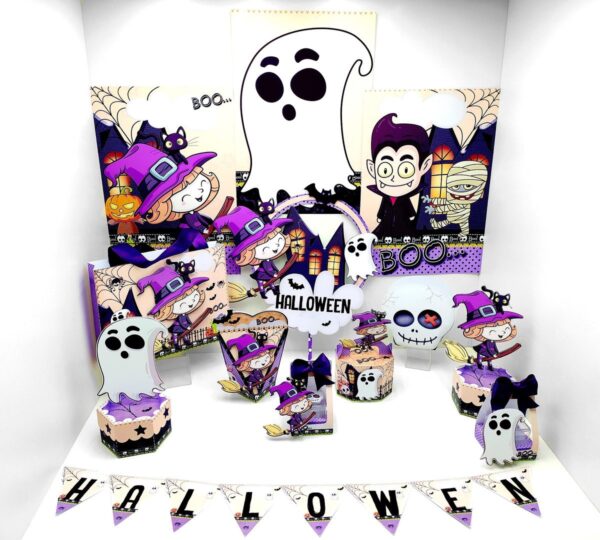 kit festa halloween arquivo digital montagem