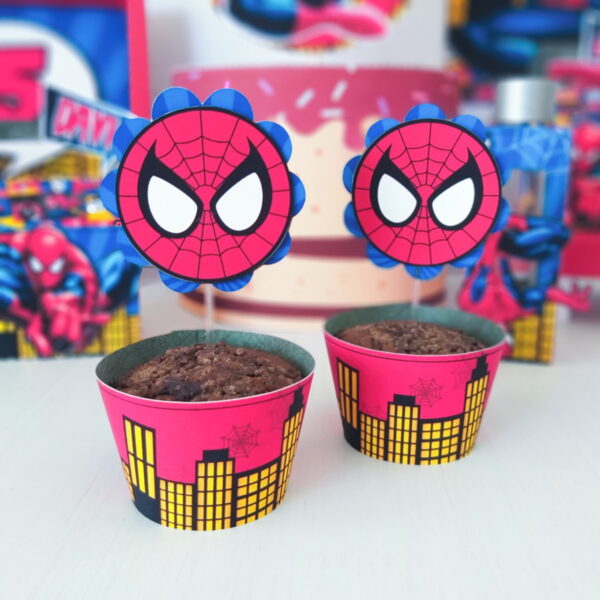 Kit Festa Homem Aranha - Arquivo Digital