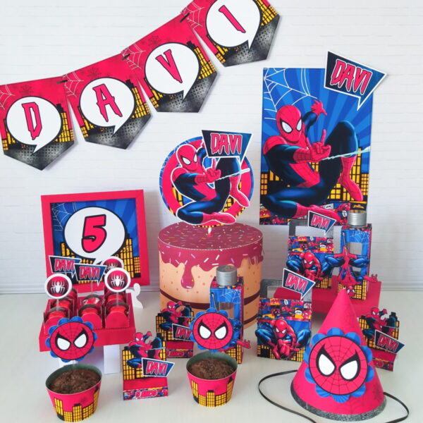 kit festa homem aranha arquivo digital kit festa homem aranha