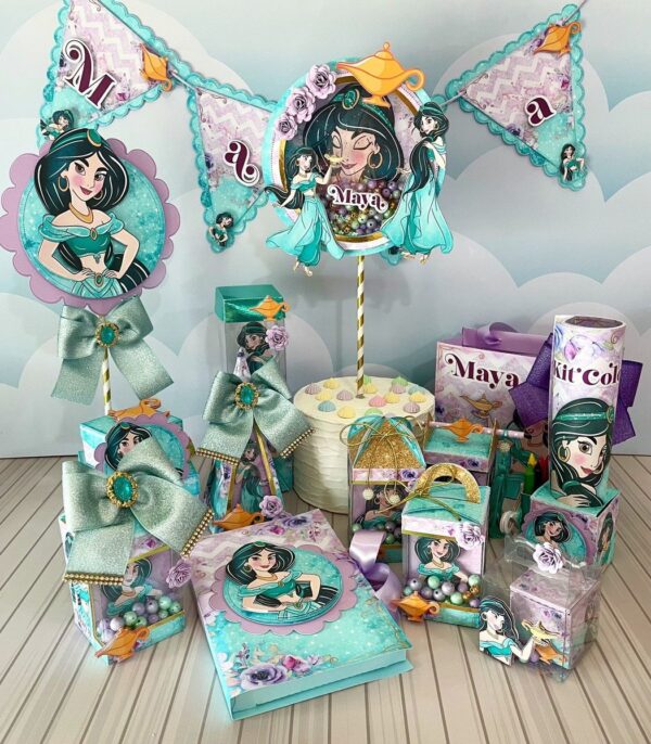 kit festa jasmine luxo arquivo digital doces