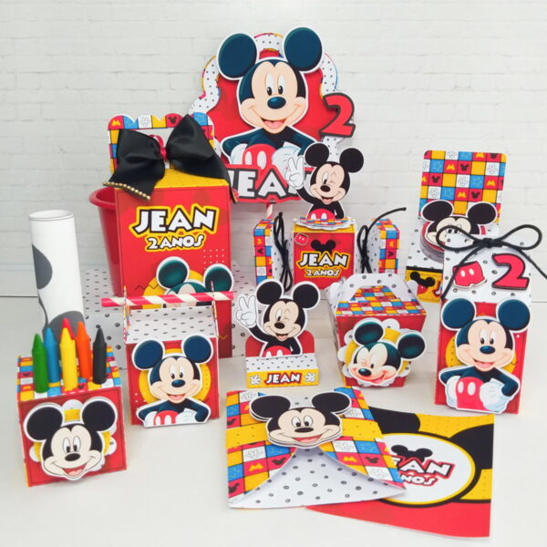 kit festa mickey arquivo digital papelaria
