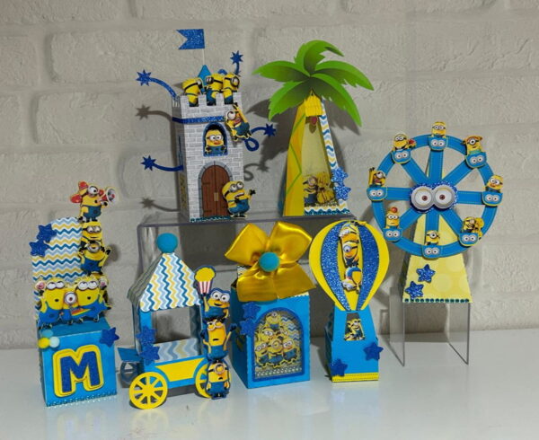 kit festa minions studio papel e cia